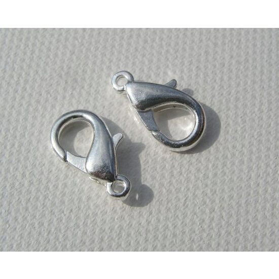 1161B - Set 10 gr carabine argintii mari 1,2 cm
