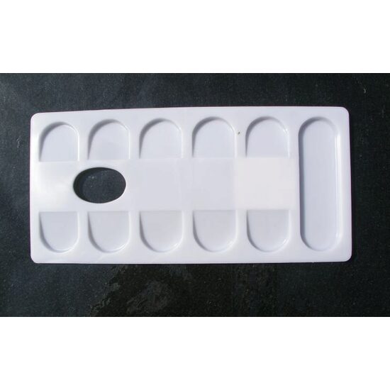 Paleta dreptunghiulara plastic 11.5 x 24 cm - Lefranc&Bourgeois