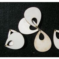22985 Set 6 buc baza bijuterii lemn, nr 224- Pentart