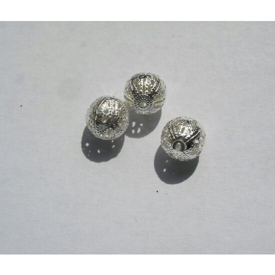 1221B Set 10 gr bile filigranate, argintii