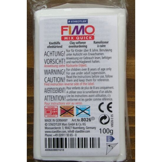 Fimo MIX QUICK - cod 8026, 100gr