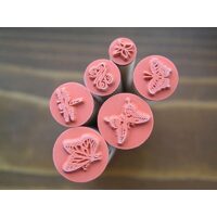 204888443 Set 6 stampile - fluturi - Heyda