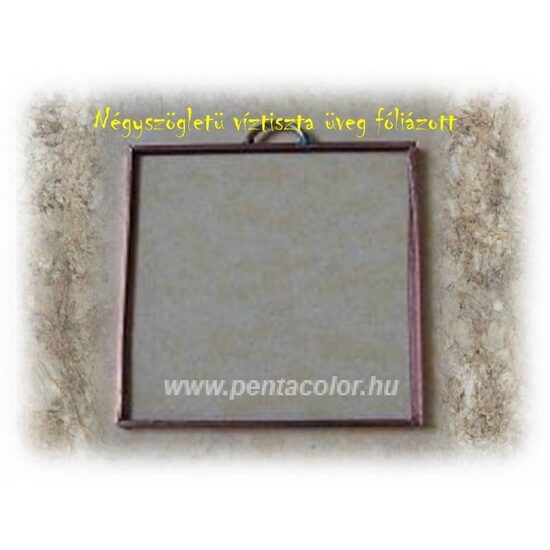 Sticla inramata patrata - 8x8 cm - 4021 - Pentart