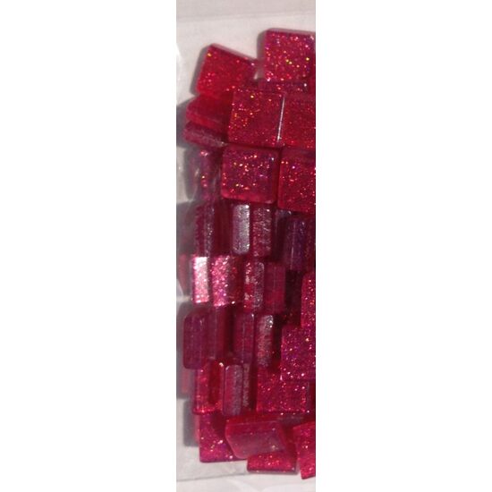 29168 Mozaic blister glitter 0.5x0.5cm, burgundy, Pentart