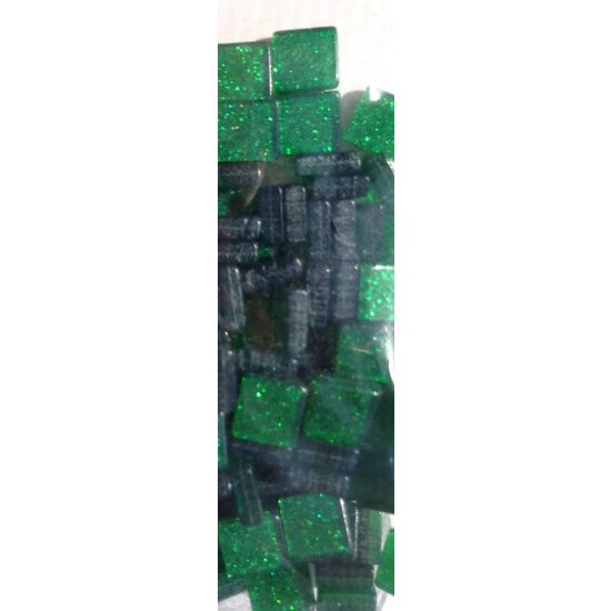 29166 Mozaic blister glitter 0.5x0.5cm, verde - nr 11, Pentart