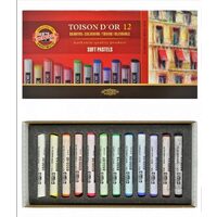 K8512-12R Set 12 pasteluri cretate rotunde - TOISON DOR