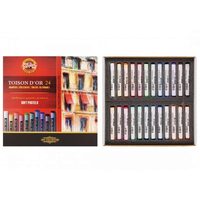 K8514-24R Set 24 pasteluri cretate rotunde - TOISON DOR