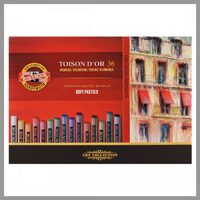 K8515-36 - Set 36 pasteluri cretate rotunde - TOISON DOR
