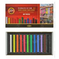 K8582-12 - Set 12 pasteluri cretate patrate - TOISON DOR