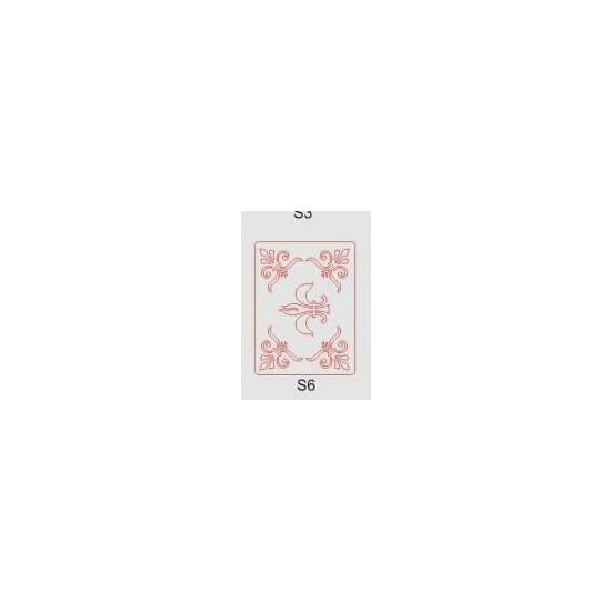 24085 - Sablon plastic 3D, S6 PENTART