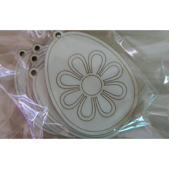 22811 Set 5 forme lemn, nr 50, Pentart, ou