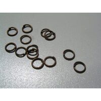 1269B - Set 10 gr zale cupru, 6 mm, aprox 170 buc