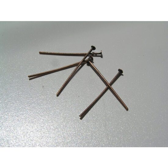 1266B Set 100 ace cui, cupru - 2.5 cm