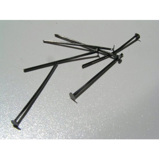 1257B Set 10gr ace cui negre, 3.5 cm