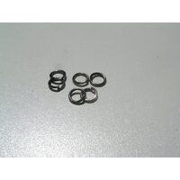 1270B Set 10 gr. zale negre, 6 mm