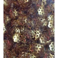 1303B Set 5 gr capacel floricica auriu, aprox 100 buc, 8 mm diametru