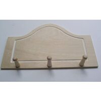 Cuier chei, lemn 3 agatatori lemn - 10288 - Pentart