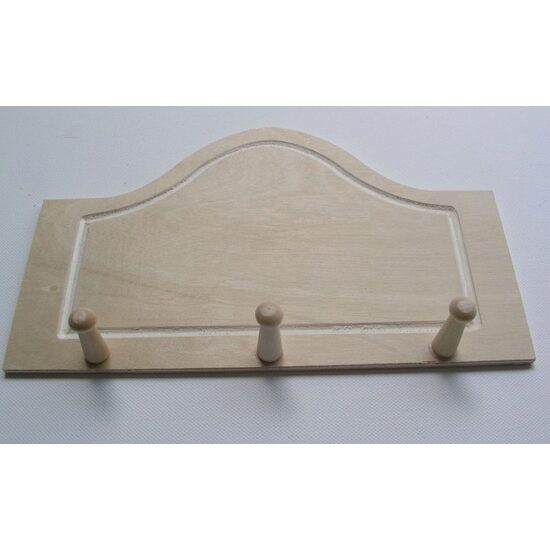 Cuier chei, lemn 3 agatatori lemn - 10288 - Pentart