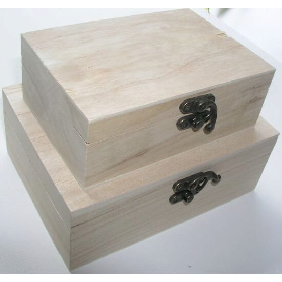 355595 - Set 2 cutii lemn - ANT-CH