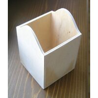 355108 Suport creioane, lemn, 8x8x13 ANT-CH