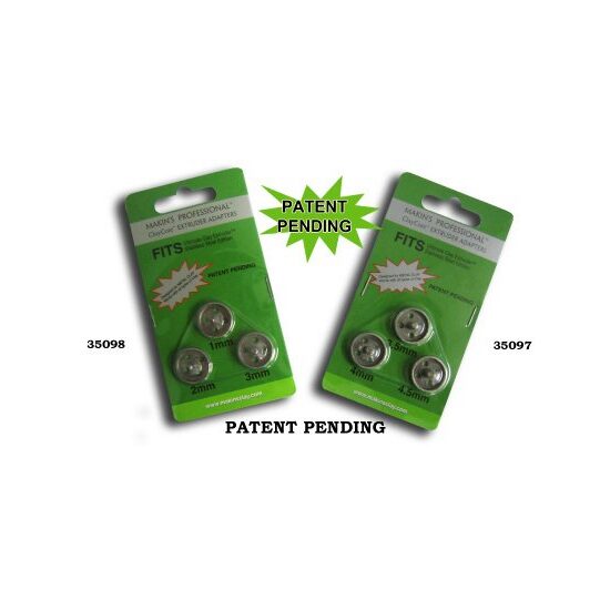 35097MC - ClayCore Extruder Adapters - 3,5 - 4 - 4,5 mm