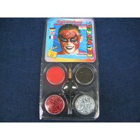 Set 2 culori si 2 glittere - face painting - Spiderboy