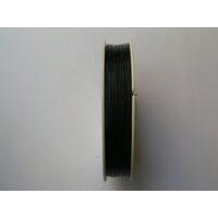 PE COMANDA - Sarma plasticata - 0.3 mm - negru - 1225B