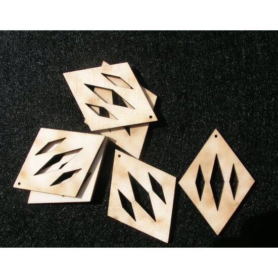22987 Set 6 buc baza bijuterii lemn nr 226 PENT