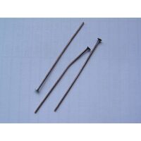 1244B - Set 100 ace cui maro, 4 cm