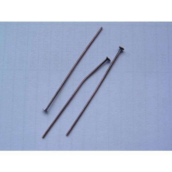 1244B - Set 100 ace cui maro, 4 cm