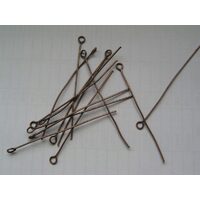 1245B - Set 10g ace bucla, maro, 5 cm