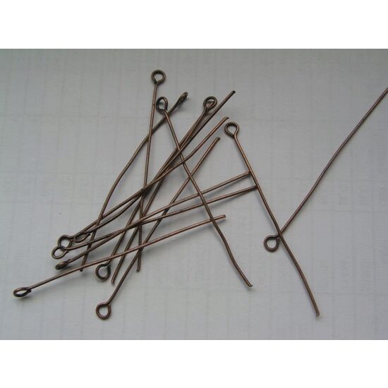 1245B - Set 10g ace bucla, maro, 5 cm