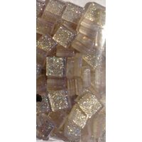 12173 Mozaic blister cu glitter 1x1cm, auriu nr 2, Pentart