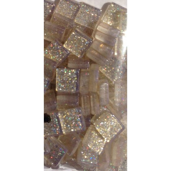 12173 Mozaic blister cu glitter 1x1cm, auriu nr 2, Pentart