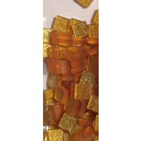 29174 Mozaic blister cu glitter 1x1cm, nr 4 - auriu - Pentart