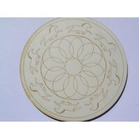 23314 Suport lemn decor, rotund model 15