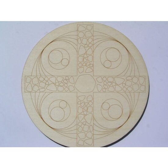 23317 Suport lemn decor, rotund, model 18