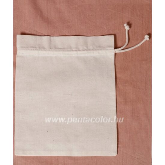 Saculet bumbac natur - Gym bag - 24x30 cm Pentart