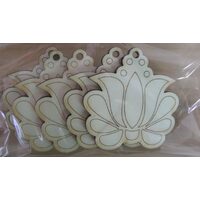 22819 Set 5 forme lemn, nr 58, Pentart, floare