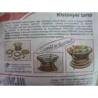 Bol fructe cu suport, mdf, Pentart