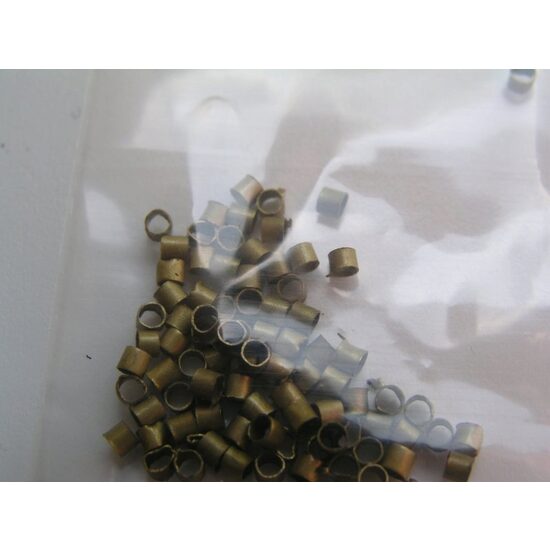 1286B Set 1 gr, aprox 100 buc stoper verde aprox 2 mm diametru
