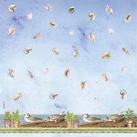 Servetel de orez, 50x50cm, Stamperia - DFT075