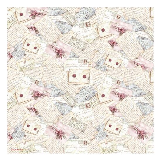 Servetel de orez, 50x50cm, Stamperia - DFT083
