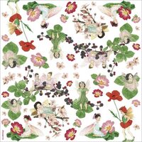 Servetel de orez, 50x50cm, Stamperia - DFT141