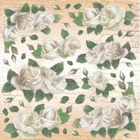 Servetel de orez, 50x50cm, Stamperia - DFT181
