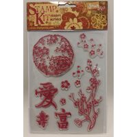 Kit stampile silicon - Stamperia -WTK001 , Orient