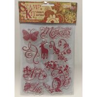 Kit stampile silicon - Stamperia -WTK013 , Memories