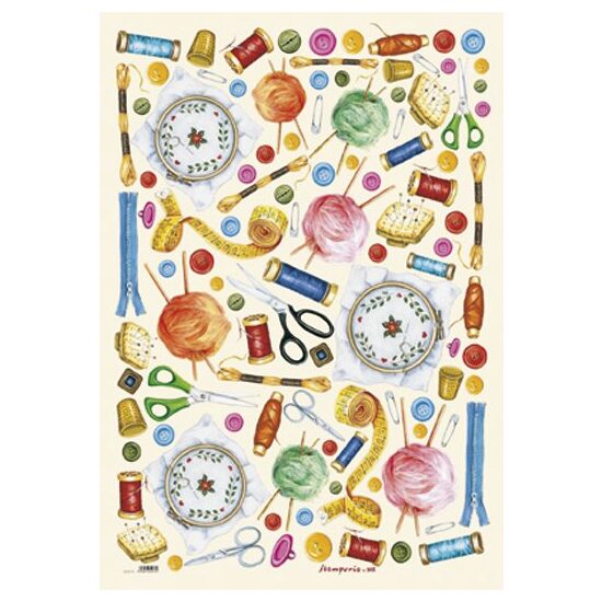 Hartie decoupage 80 gr, 50 x 70, - DFG70 Sewing