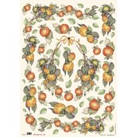 Hartie decoupage 80 gr, 50 x 70, - DFG218 - Persimmon-DISC