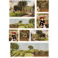 Hartie decoupage 80 gr, 50 x 70, - DFG328 Impressionist